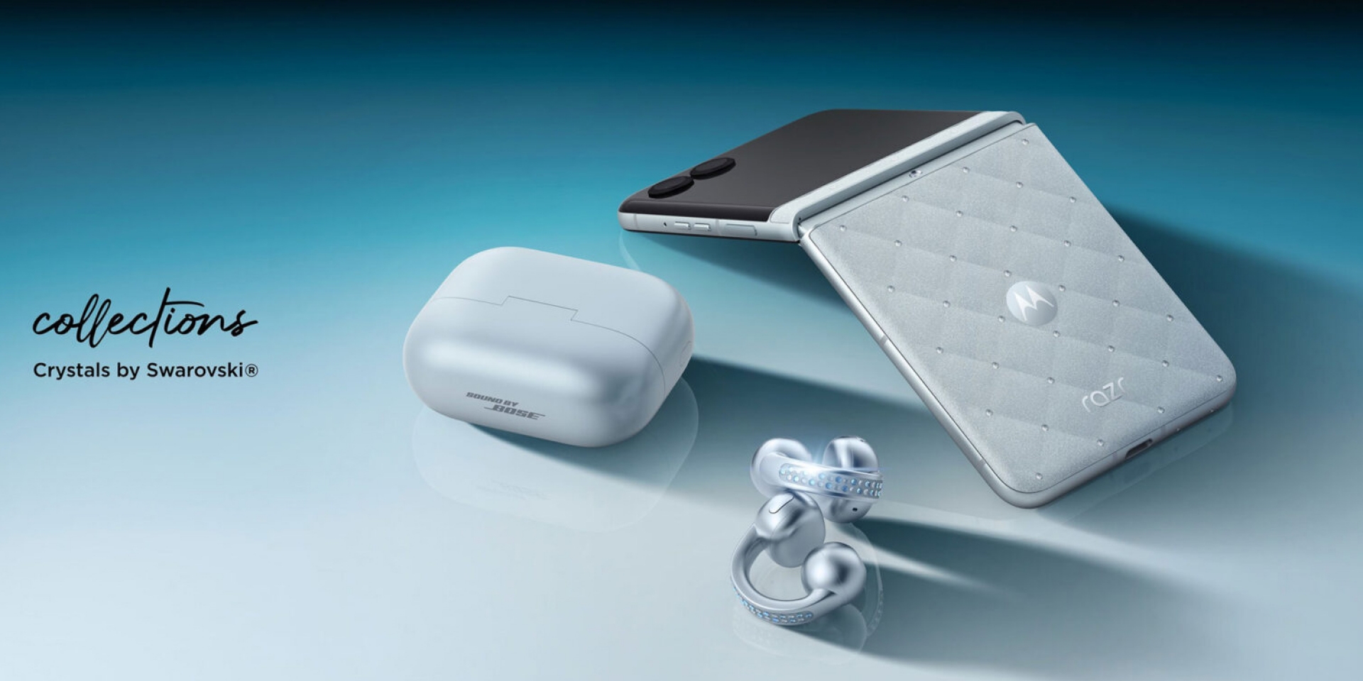 Motorola x Swarovski「The Brilliant Collection」登場：35 顆水晶、256GB razr 摺疊機，售價約新台幣 32,000 元！