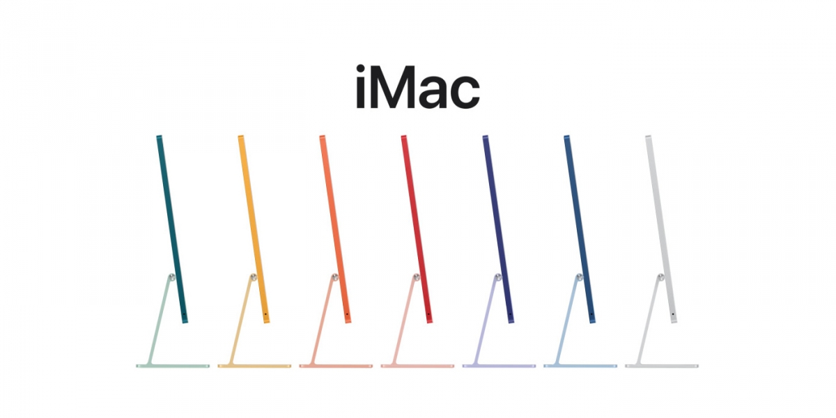 M1晶片、24吋螢幕、七種顏色!APPLE iMac 大改款登場