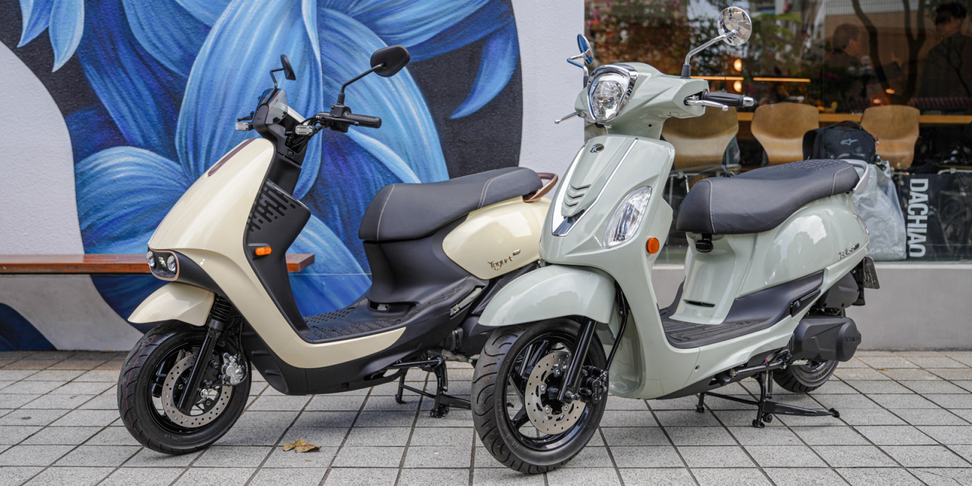 KYMCO 新春時尚雙車實拍！Yogurt Slim 輕量化改款登場，Like Euro 注入奢華歐風
