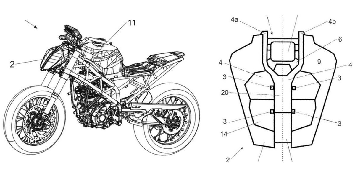 KTM 490配備ACC?490 Supermoto、雷達大燈專利曝光!