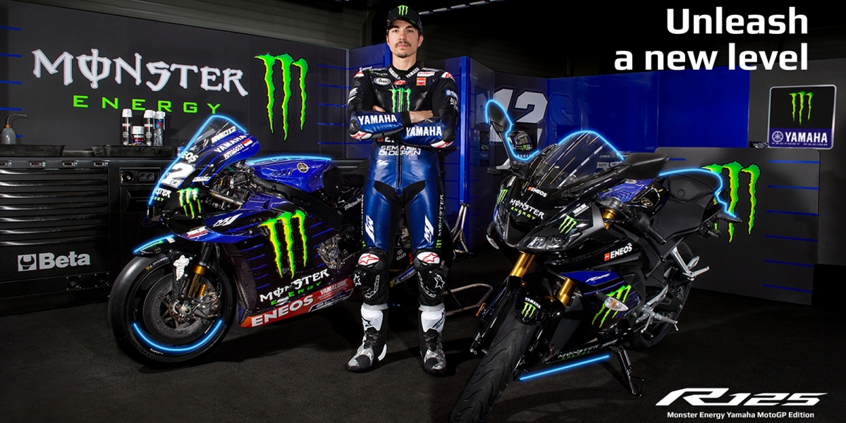 輕檔戰神GP塗裝上身!YZF-R125 Monster Energy Yamaha MotoGP Edition 歐洲發表