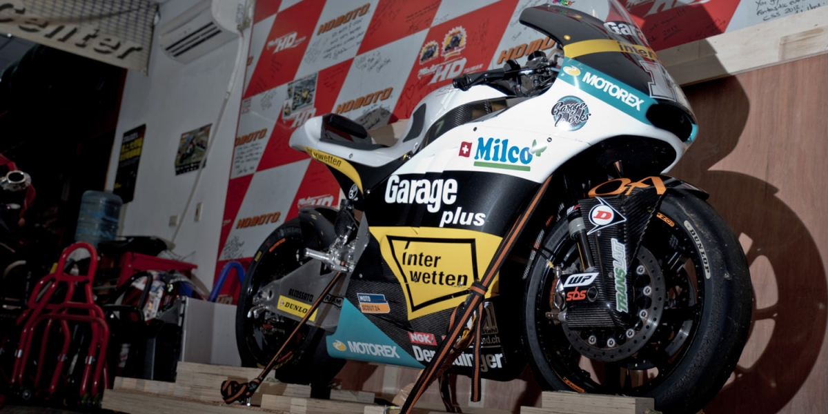 最接近MotoGP的一刻,Thomas Lüthi Moto2座駕台灣開箱