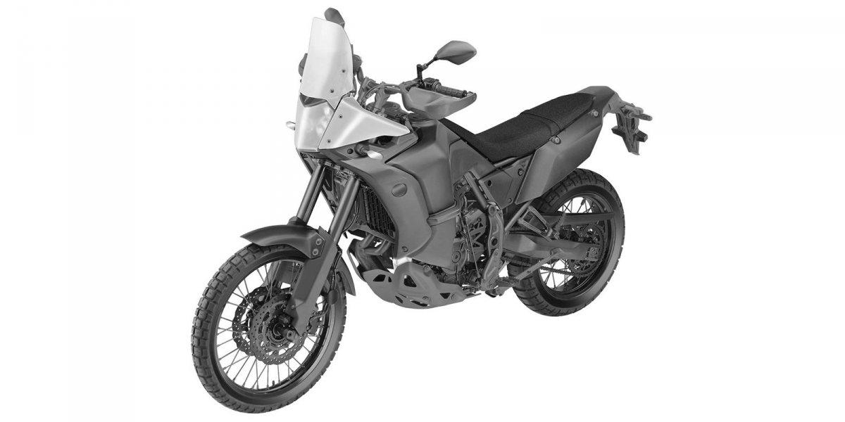 風鏡更寬大、分離式油箱、窄邊框儀表。YAMAHA Ténéré 700 Raid 專利圖曝光!