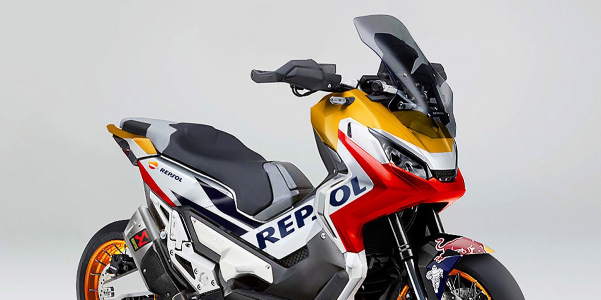 GP配色上身。HONDA REPSOL X-ADV│紙上改車