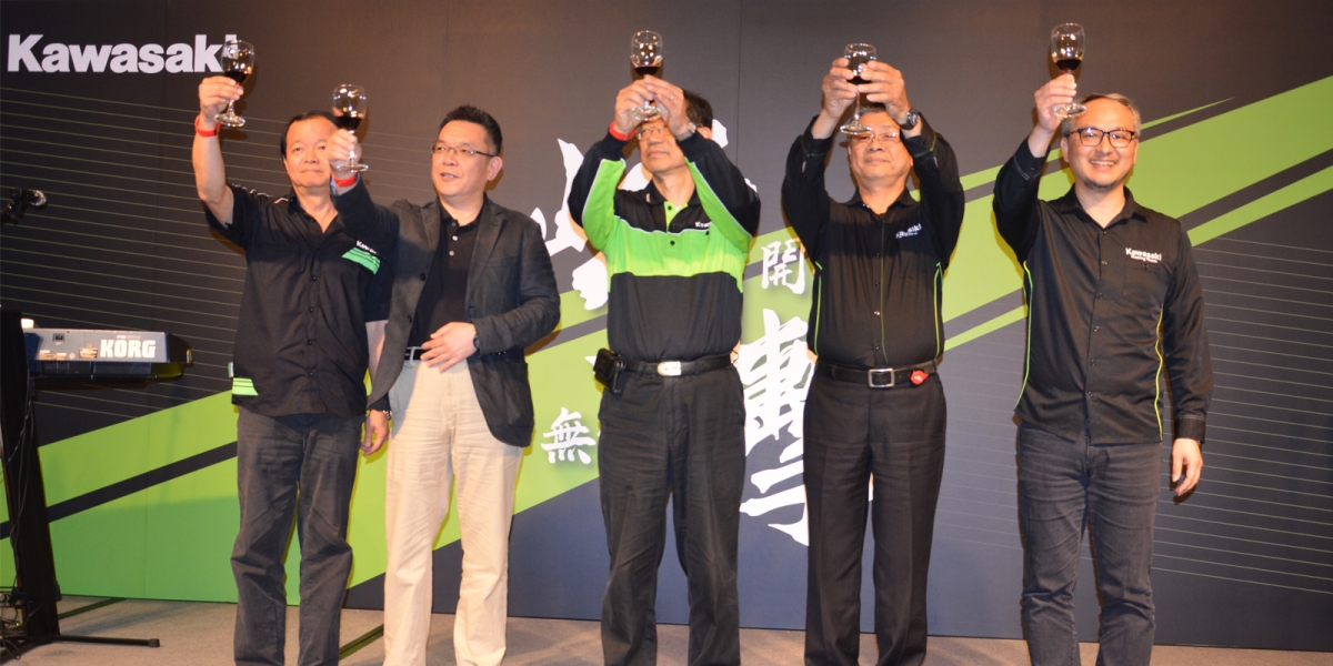官方新聞稿。「崎開得勝 無懈可擊」Kawasaki Taiwan經銷商春酒活動