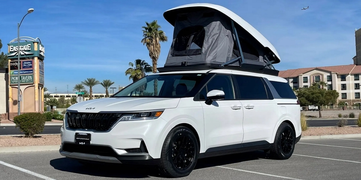 露營車宿正火熱!露營用品專門店Unicamp推出KIA Carnival專屬車頂棚「Pop Top」