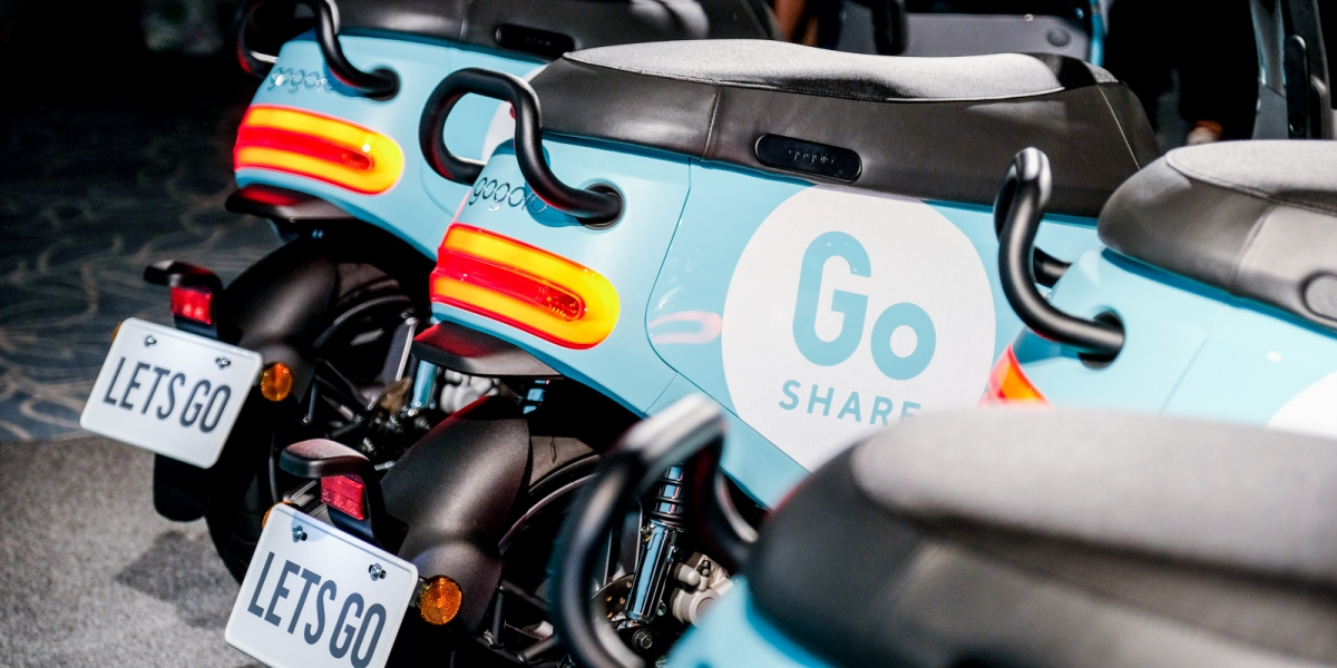 Gogoro跨足共享經濟,與桃園市政府合作推出GoShare共享電動車