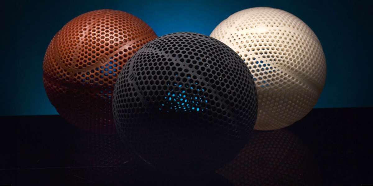 Wilson 「Airless Gen1」: 3D 列印製造、特殊蜂巢狀結構、免充氣的新世代籃球!