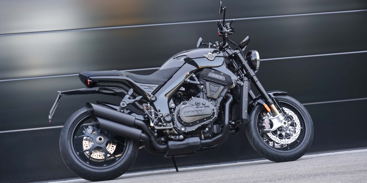 V型六缸黑武士。Horex VR6 Raw