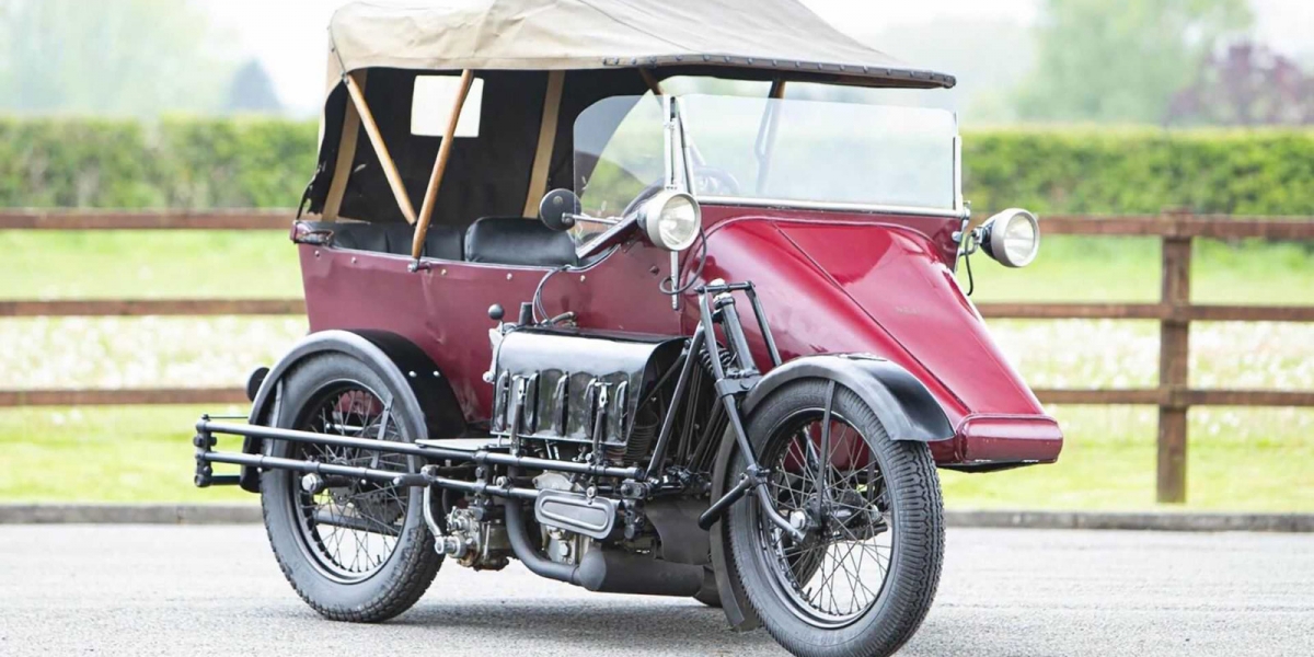 超詭異三輪車!1925 Seal Family Motorcycle Combination