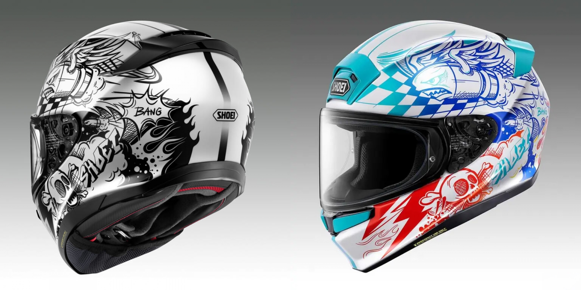 SHOEI Z-9 KABOOM 震撼登場！美式漫畫爆裂塗裝，售價 85,800 日圓 11 月火熱開賣