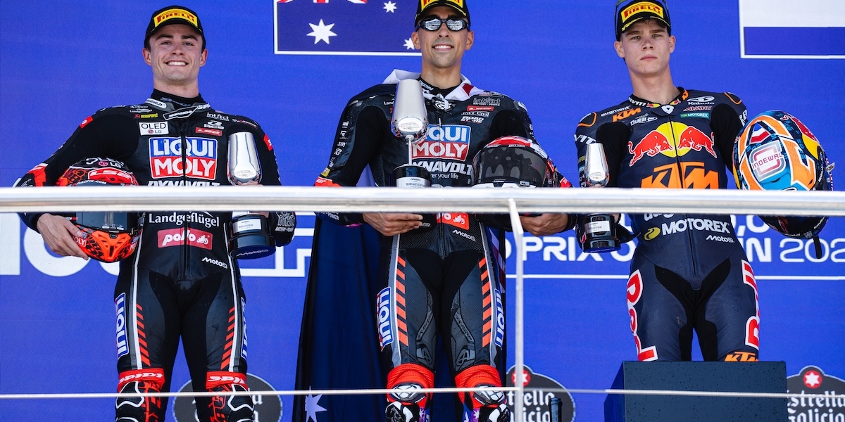 Agius刷新紀錄並在Moto2™奪冠，Quiles在Moto3™週末完美演出