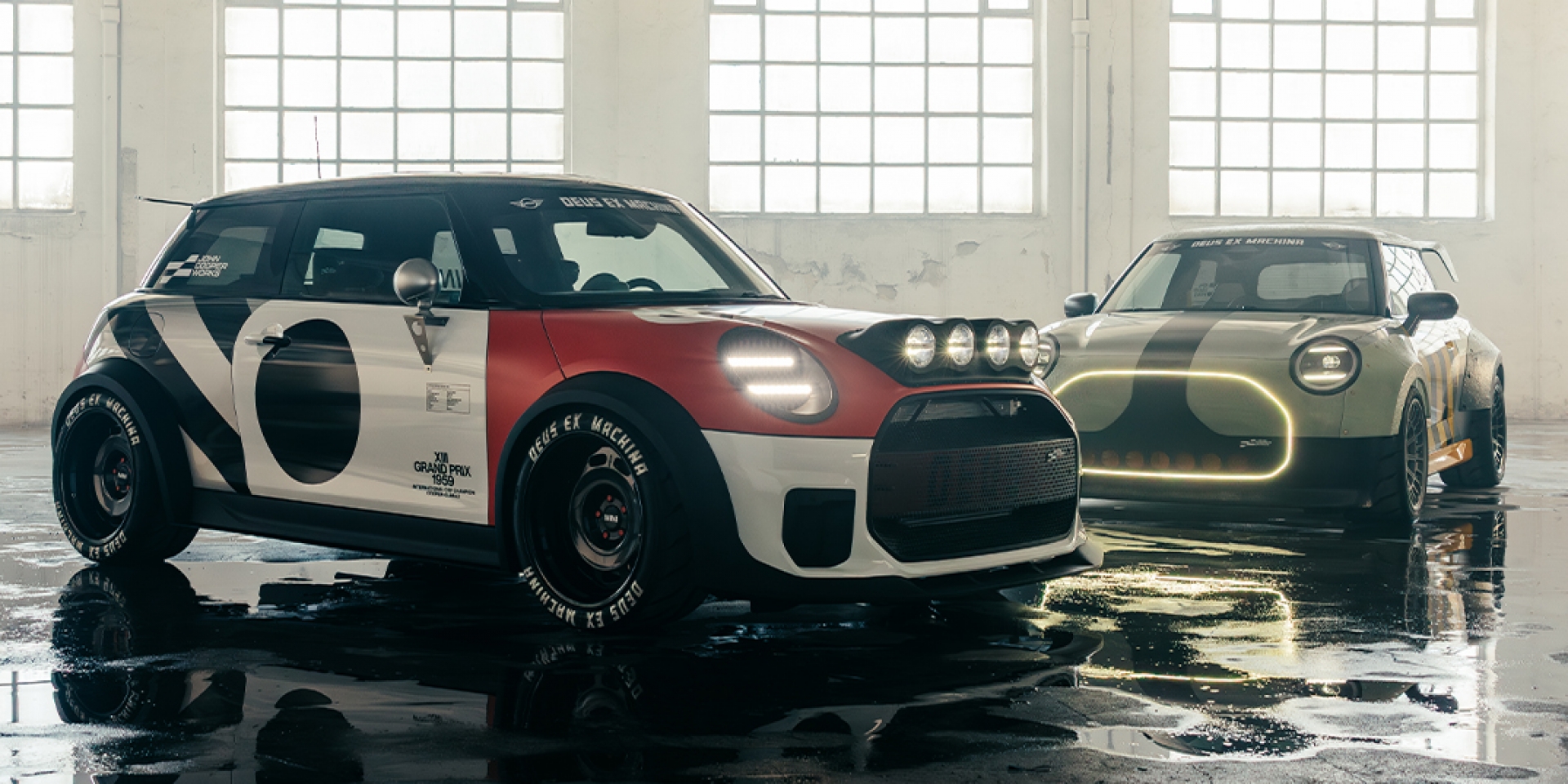 MINI × Deus Ex Machina：一半是海灘、一半是賽道的 JCW 雙面獸