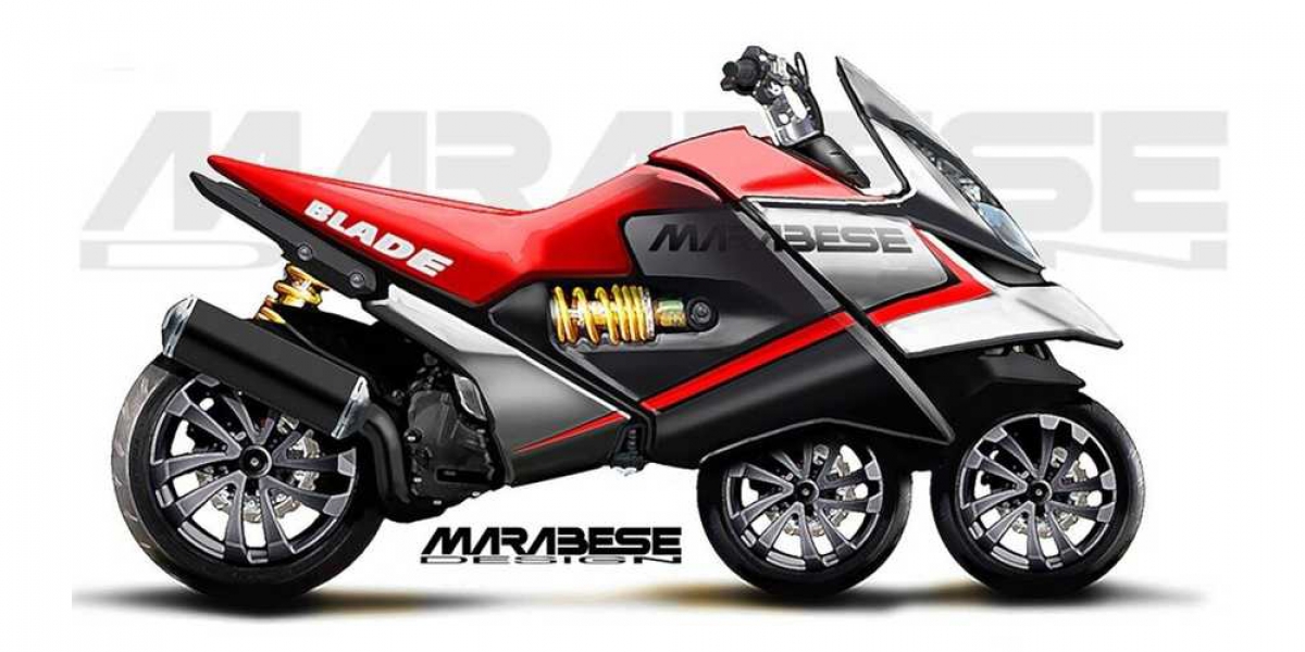 這個三輪車我不懂!Marabese Blade Bike採用直列的三輪設計!