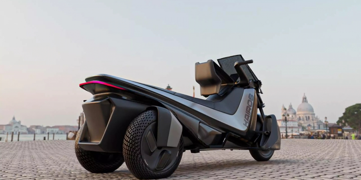 Kairos EV 三輪電動車：重新定義摩托車安全，結合傾斜機構與專利防護系統