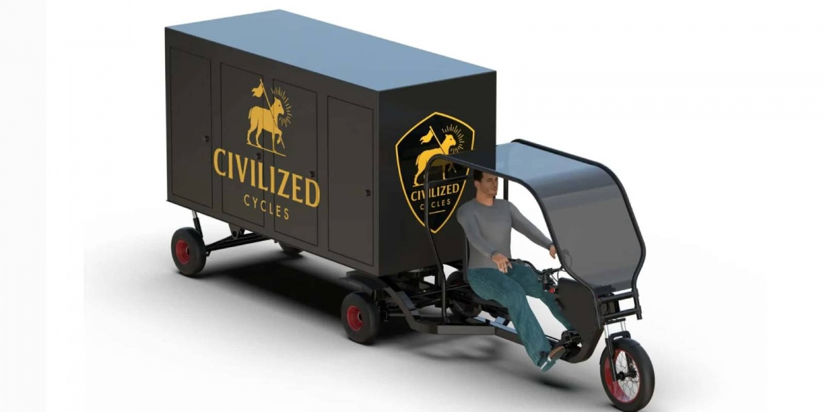 Civilized Cycles Semi-Trike:1200W馬達、340公斤載重、冷藏貨櫃也行,改變城市貨運生態的三輪電動拖車!