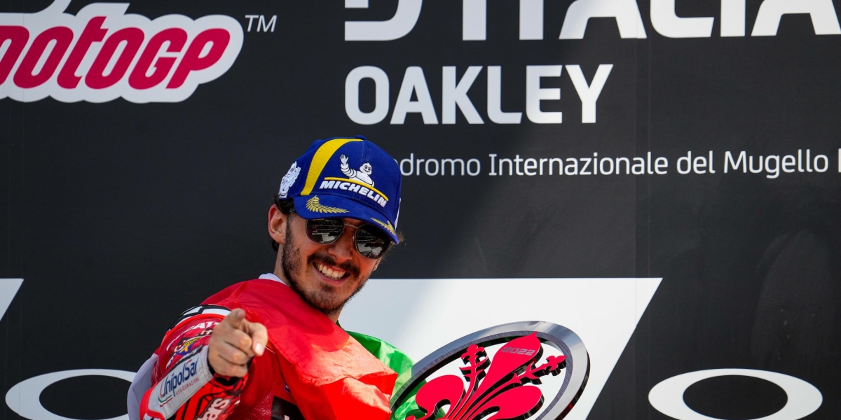 主場首勝,擺脫陰霾!Francesco Bagnaia:Rossi教我只需要慶祝勝利,不要糾結過去!
