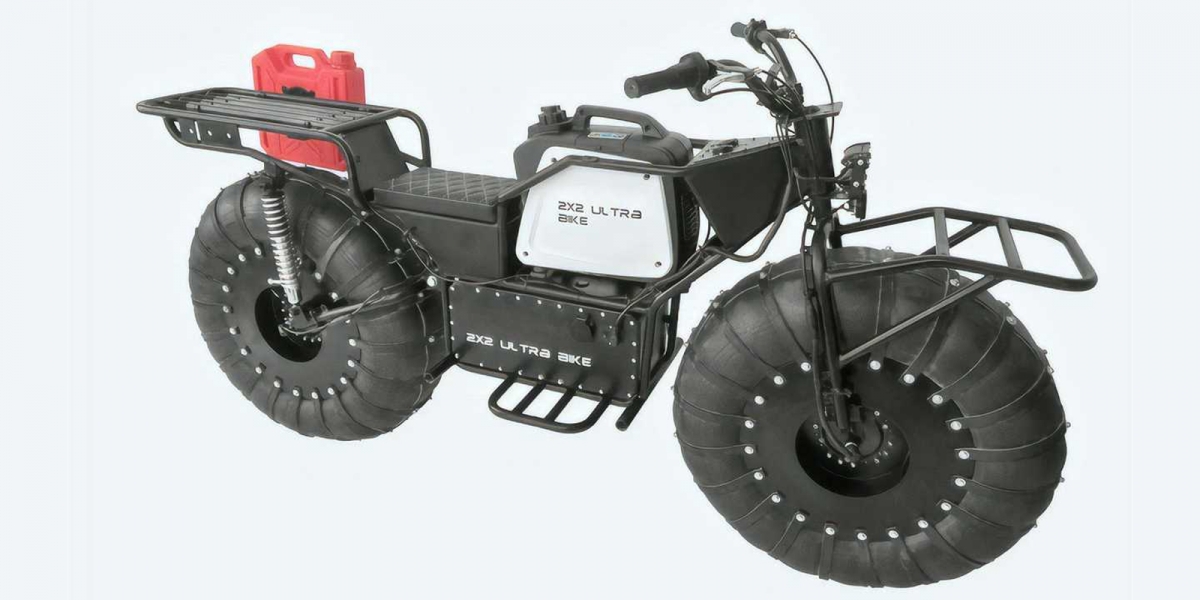 自帶發電機、輪胎變油箱、水陸兩用!2x2 Ultra Bike 新創公司打造電動越野車