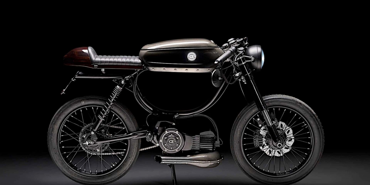 Metorbike Cafe Racer,一台有引擎聲浪、MINI BIKE車架、RS 125前叉,2kW馬達的復古電動車!