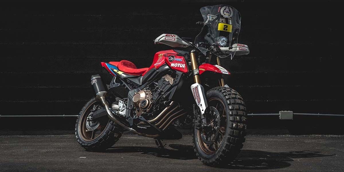 向拉力賽車手致敬。Honda CB650R Rally by Honda Wingmotor