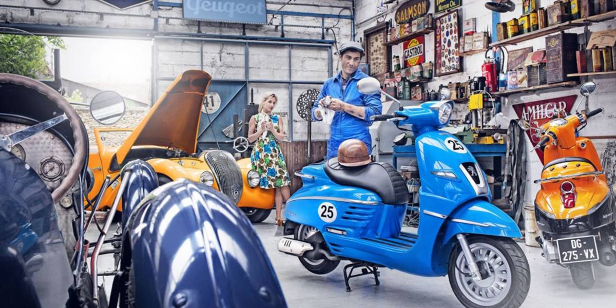 風情萬種的復古速可達Peugeot Django