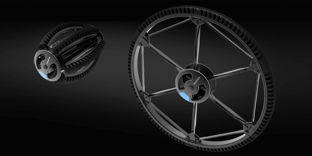 打破六千年以來的規則,折疊車輪Revolve folding wheel