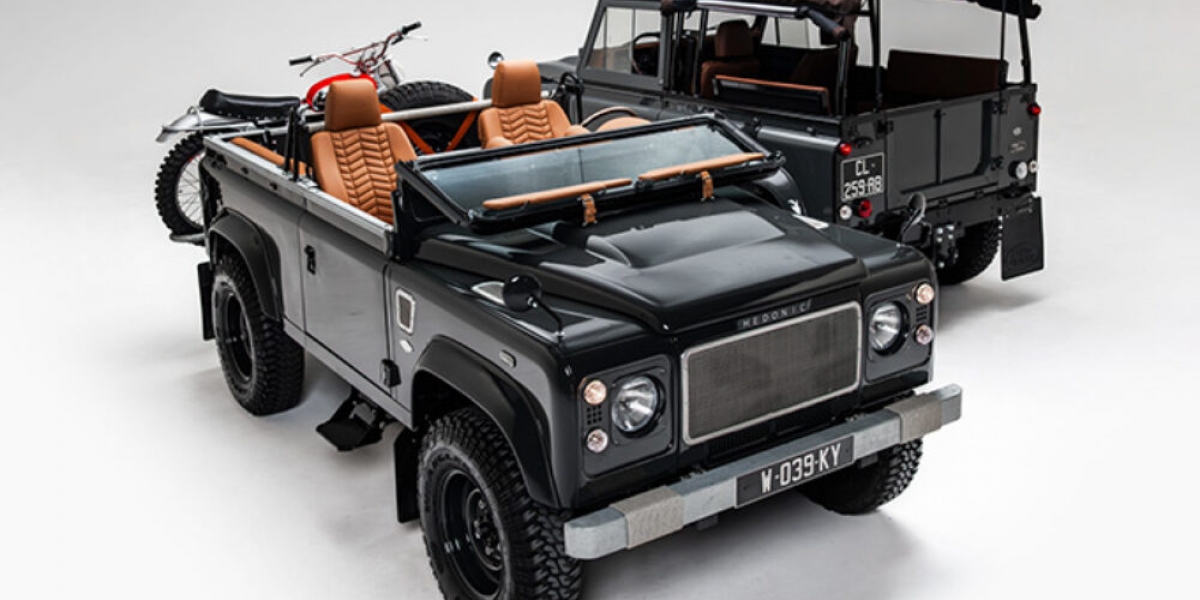 經典硬漢揉合浪漫法式工藝！Hedonic 爆改 1993 敞篷 Defender 90，渦輪柴油動力重獲新生！