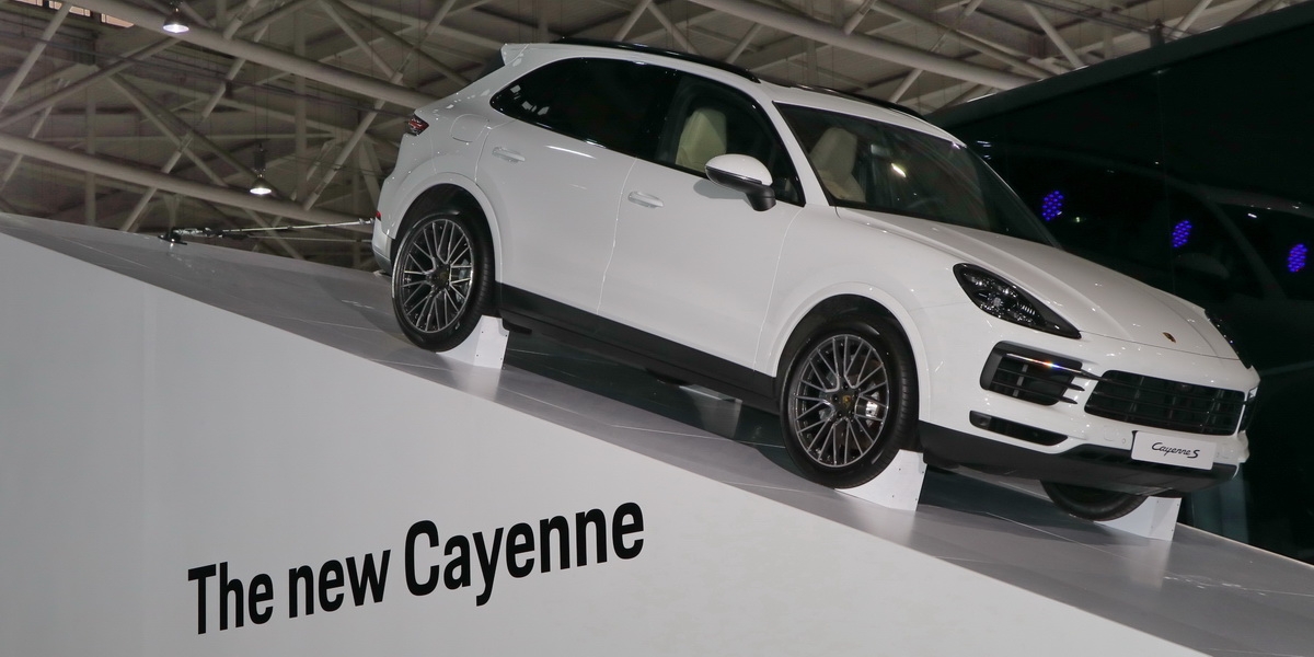 2018世界新車大展。Porsche Taiwan正式來台，全新Cayenne登場