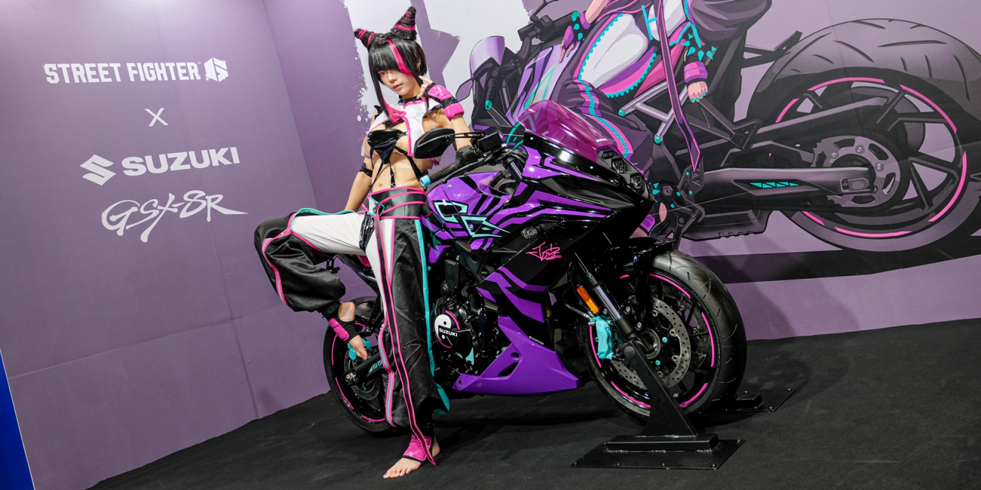 SUZUKI台鈴強勢登場 2025南港重機展！《快打旋風6》聯名特仕車 GSX-8R Tuned by JURI 驚艷亮相
