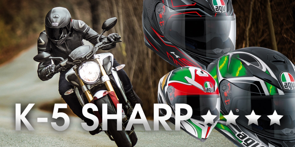 agv K-5安全帽英國SHARP測試結果出爐