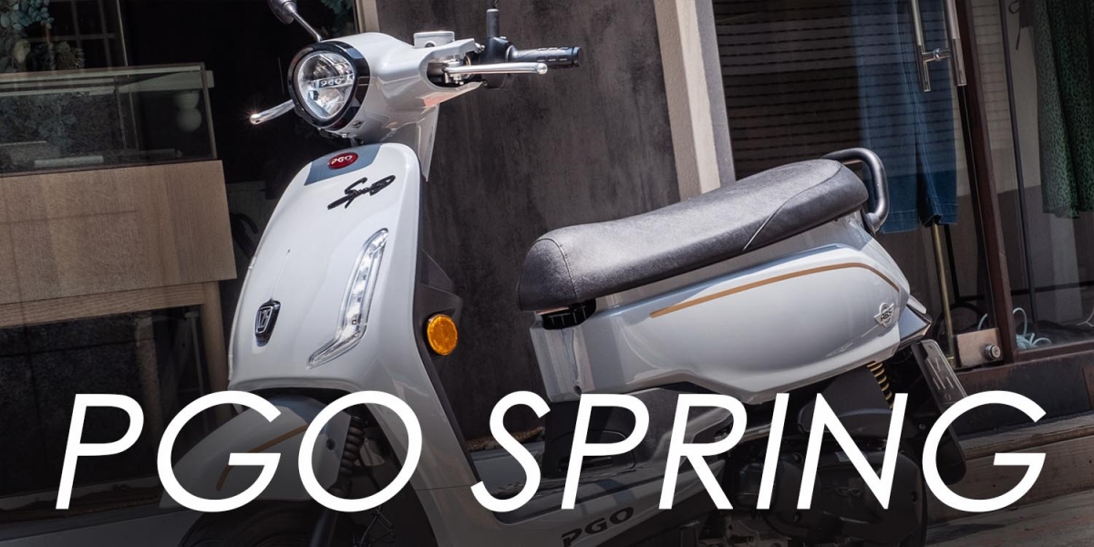 手機APP連線 同級唯一油冷引擎!PGO Spring浪漫代步新選擇 建議售價7.8萬元起