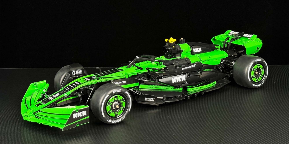 再現「真車」風範!CaDA KlCK Sauber F1 Team C44 積木F1方程式賽車霸氣登場。