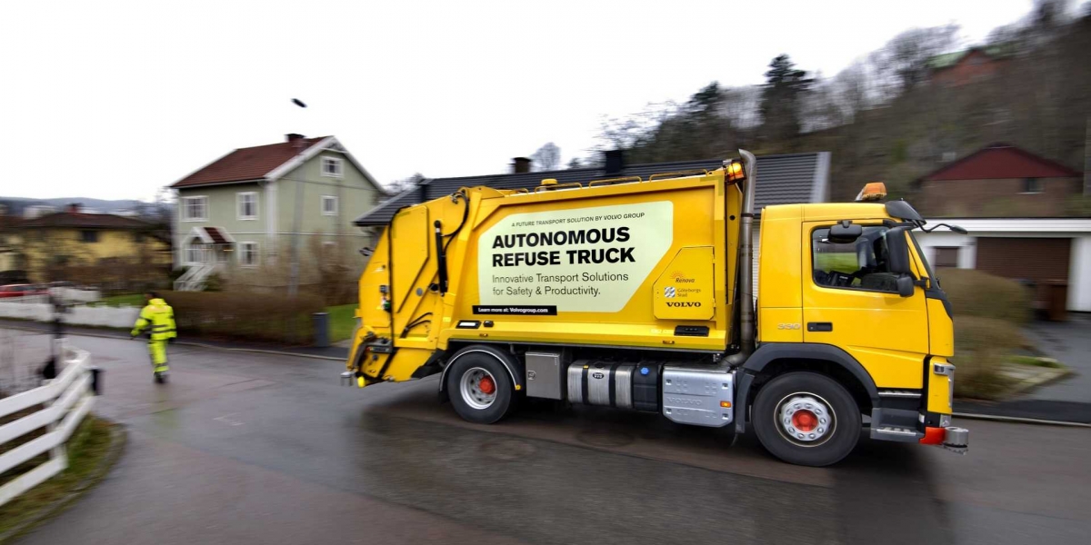 科技始終來自於人性,Volvo Truck開發自動垃圾車
