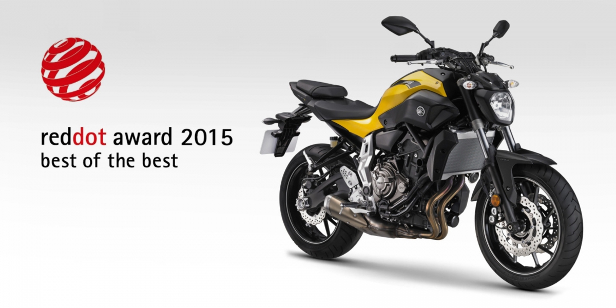 YAMAHA MT-07  榮獲德國紅點設計獎