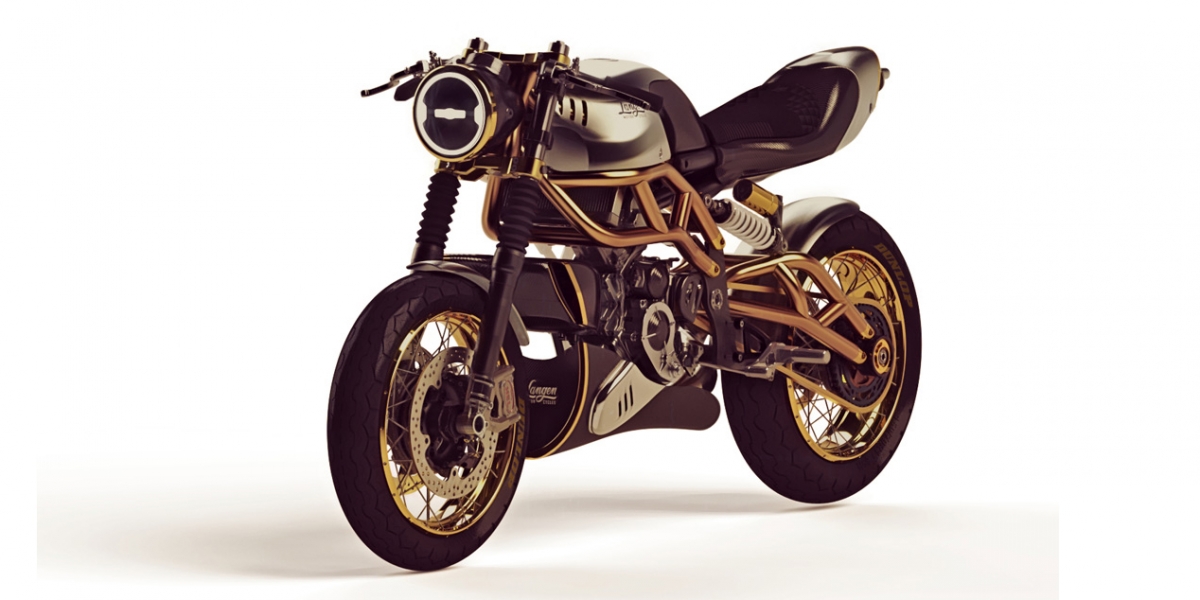 蓖麻油Cafe!80匹馬力、115公斤「二行程250c.c. Cafe Racer」.by Langen Motorcycles