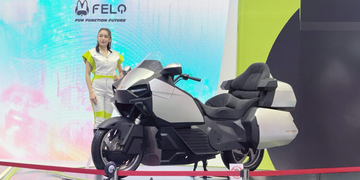 Felo TOOZ :極速201公里、續航720公里、零百加速3.5秒、12吋TFT儀表、6聲道音響的電動摩托車!
