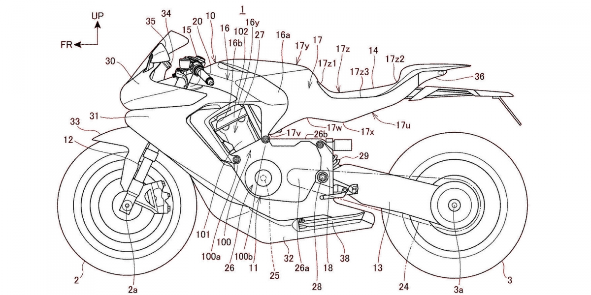 碳纖維一體式車身!HONDA釋出CBR1000RR-R 全新專利圖