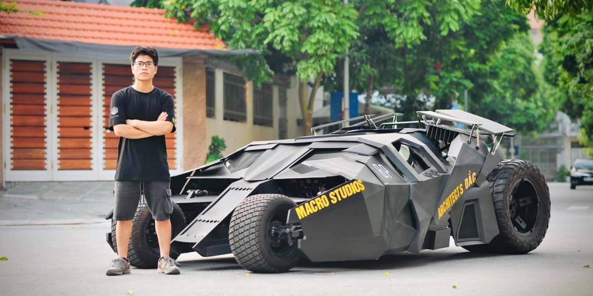 蝙蝠俠忠實粉絲!越南狂人從零打造蝙蝠車!