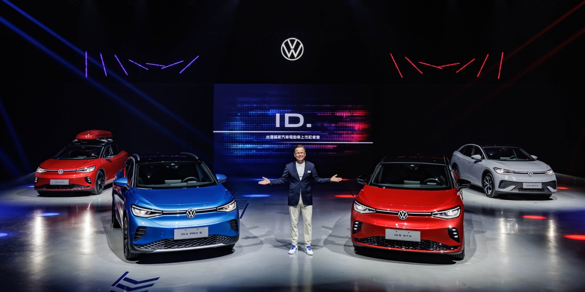 來電登台  Volkswagen ID. 電動車系在台首演  創新科技揉合性能操駕 全面壯大電動車生態系 成就樂趣值德!