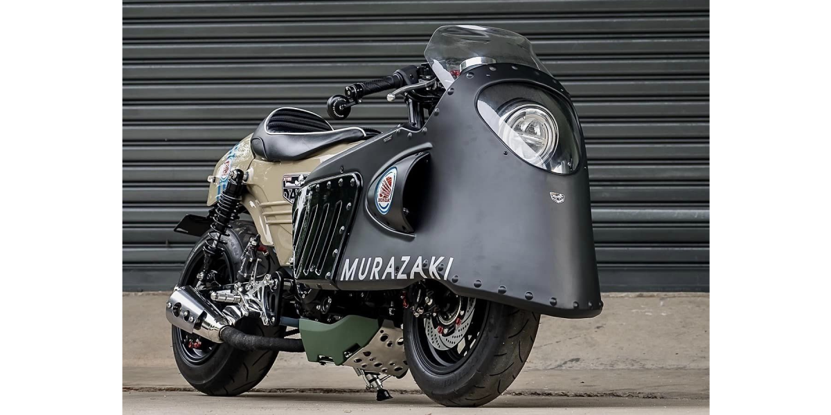 臘腸狗搖身一變成戰鬥機。Honda Dax 125「A3-ZERO」 by Murazaki