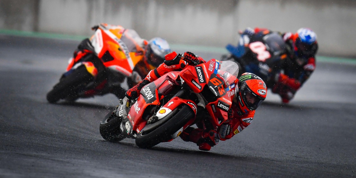滿頭問號,只拿一分!Francesco Bagnaia:我以為雨戰會很有優勢,但我完全找不到抓地力!