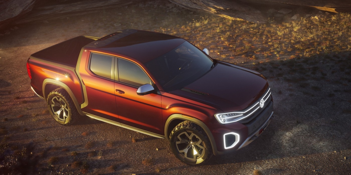 搭載MQB底盤,VW  Atlas Tanoak 概念貨卡有望量產!