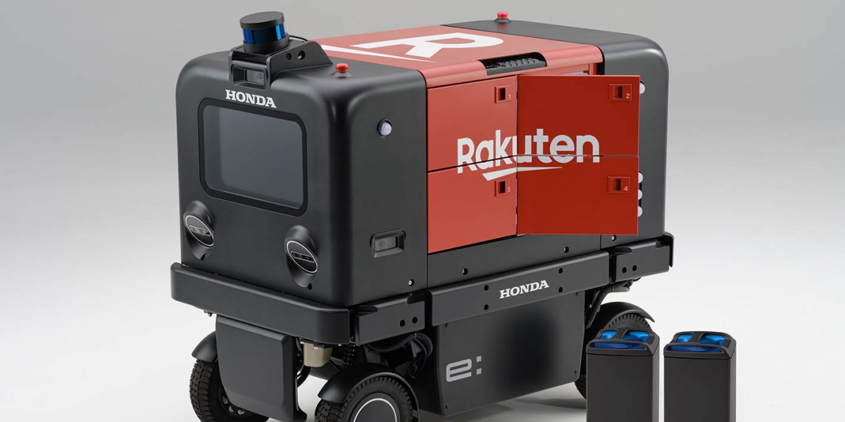 “換電”機器人登場!HONDA與樂天合作實驗送貨機器人
