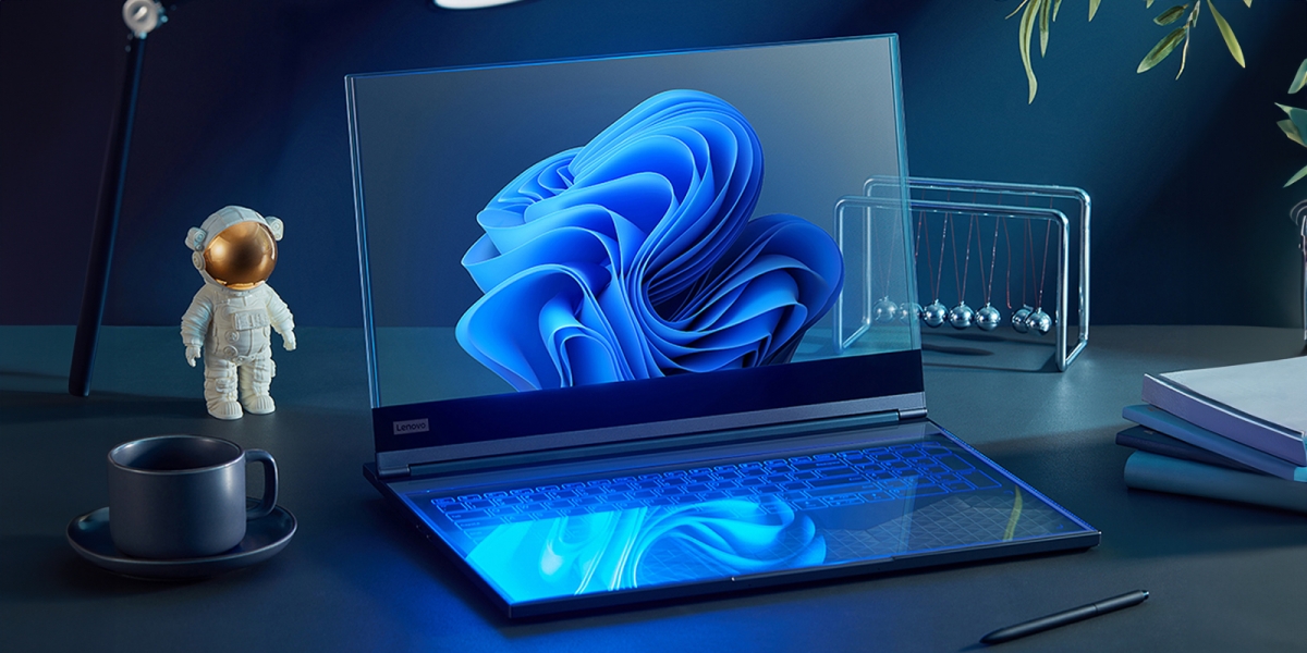 Lenovo ThinkBook Transparent Display Laptop Concept:17.3吋透明螢幕、擴增實境運用、AI物體識別技術搭載的新世代筆電!