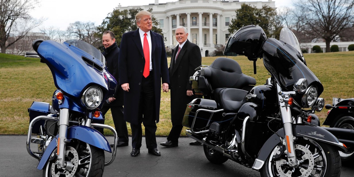 Harley-Davidson對於川普稅金政策發出聲明。