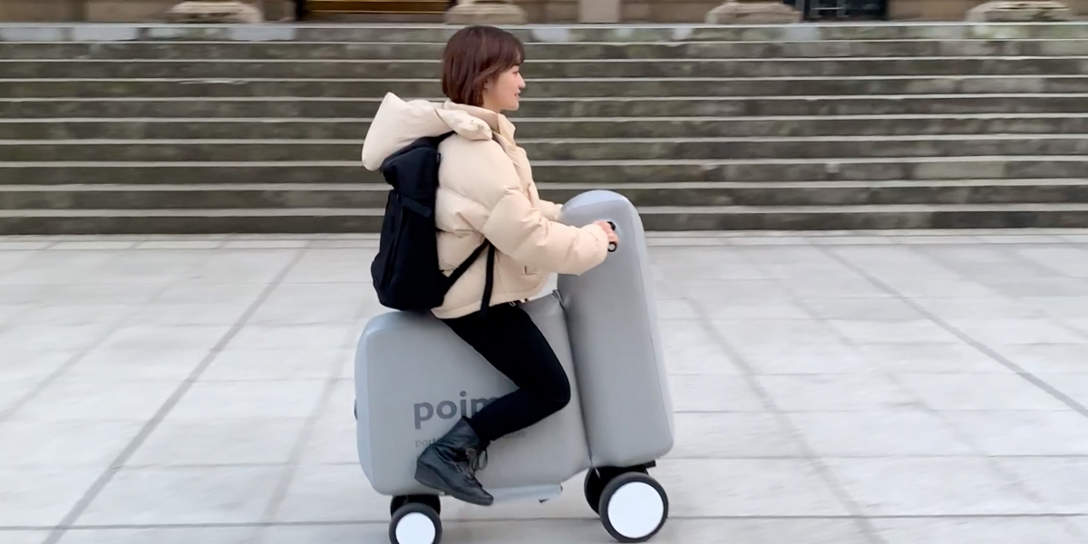跟背包一樣大的電動自行車!東京大學研發充氣式Poimo!