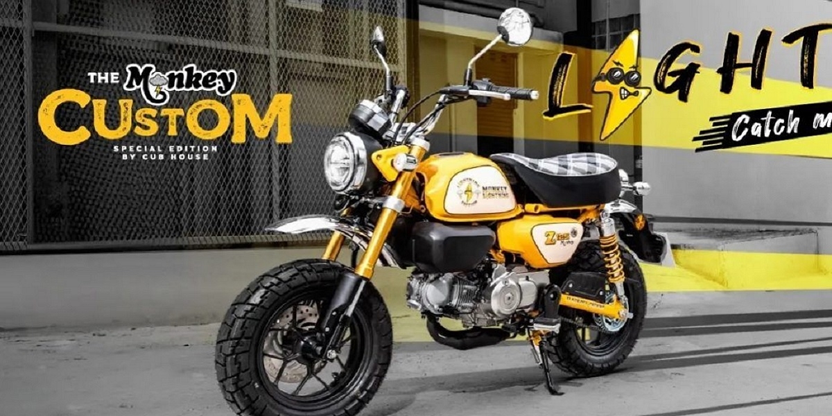 黃色塗裝上身讓你就像閃電!Honda Monkey 125 Lightning Edition泰國市場販售中