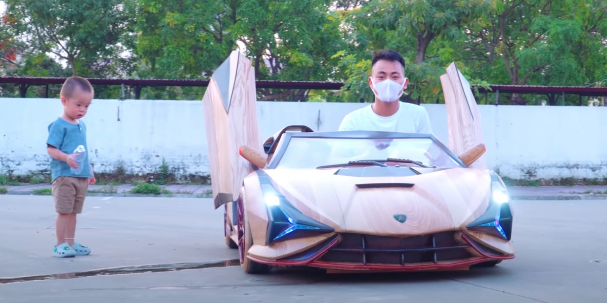手作沒有極限!木造Lamborghini Sian有夠神!