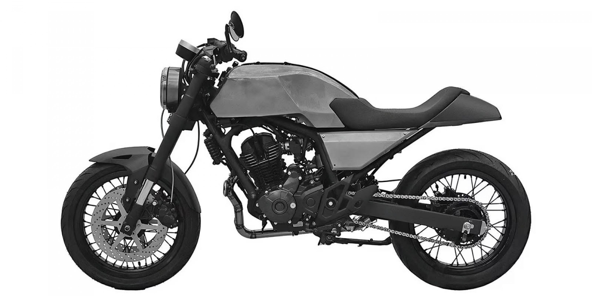 25匹單缸黃牌、分離把單座牛角鏡!Honda 300cc Cafe Racer實車專利照巴西曝光
