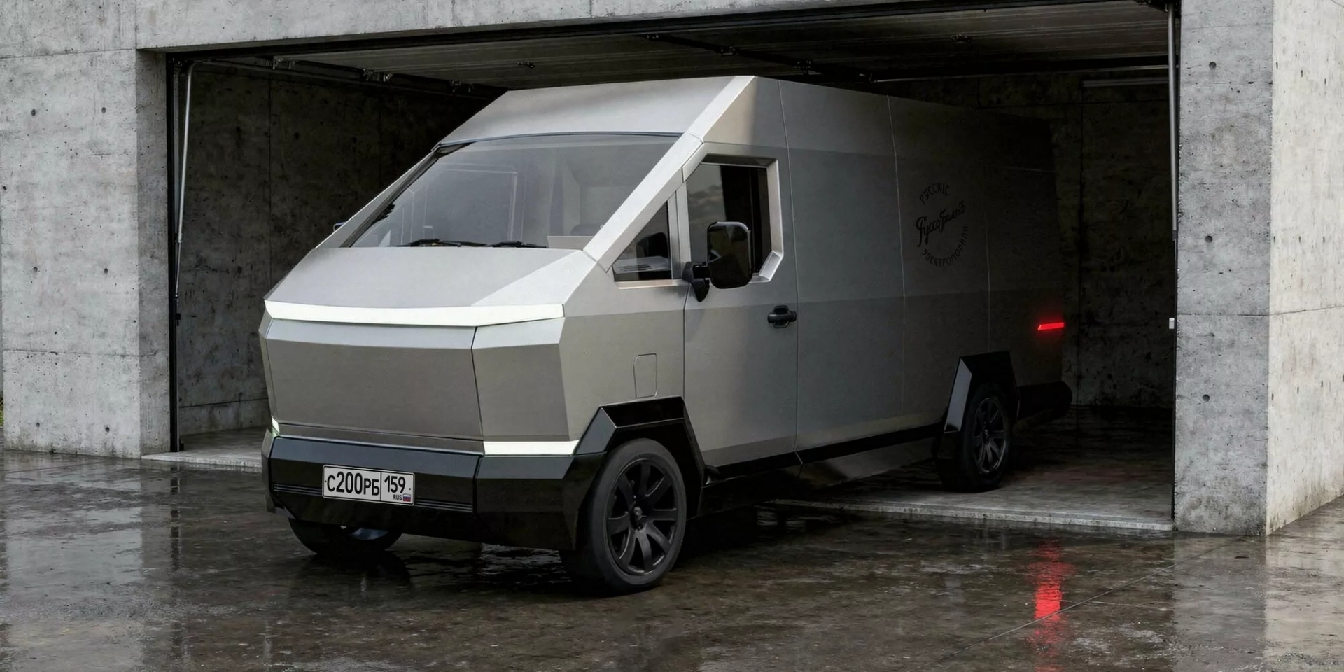 特斯拉沒做的「Cybervan」被搶先了 俄羅斯Russo-Balt發表F200純電不鏽鋼廂型車